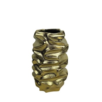 ΚΕΡΑΜΙΚΟ ΒΑΖΟ ΧΡΥΣΟ XYTO KΥΜΑΤΙΣΤΟ ΕΦΕ ΜΕΣΑΙΟ - 26.7 cm 1/6ΚΙΒ