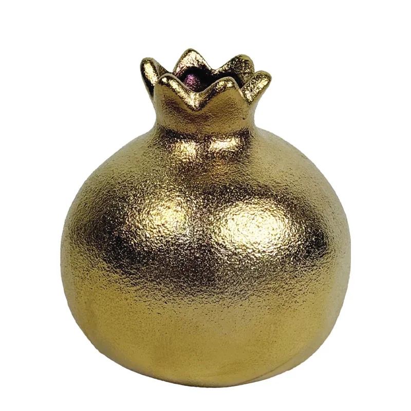 ΚΕΡΑΜΙΚΟ ΡΟΔΙ ΧΡΥΣΟ ΧΥΤΟ ΜΕΓΑΛΟ - 11.9cm 6/24ΚΙΒ