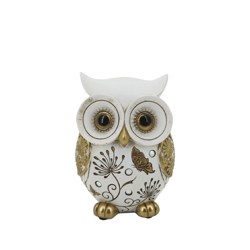 ΔΙΑΚΟΣΜΗΤΙΚΗ ΦΙΓΟΥΡΑ ΚΟΥΚΟΥΒΑΓΙΑ ΜΕ ΣΧΕΔΙΑ & ΣΤΡΑΣ - 10x7.5x13.5cm 48/KIB