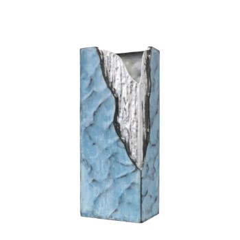 ΜΕΤΑΛΛΙΚΟ ΔΙΑΚΟΣΜΗΤΙΚΟ ΒΑΖΟ ΜΟΝΤΕΡΝΟΣ ΣΧΕΔΙΑΣΜΟΣ - 16.5x39.4x10.2cm 4/ΚΙΒ