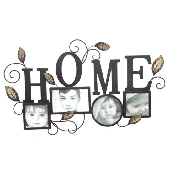 METAΛΛΙΚΟ ΤΟΙΧΟΥ ΜΕ 4 ΦΩΤΟΓΡΑΦΙΕΣ - HOME 60.3x35.6cm 8/ΚΙΒ METAΛΛΙΚΟ ΤΟΙΧΟΥ ΜΕ 4 ΦΩΤΟΓΡΑΦΙΕΣ - HOME 60.3x35.6cm 8/ΚΙΒ