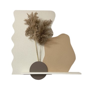 ΔΙΑΚΟΣΜΗΤΙΚΟ ΤΟΙΧΟΥ 3D ΜΕ ΒΑΖΟ & ΛΟΥΛΟΥΔΙ - 80x80 1/KIB