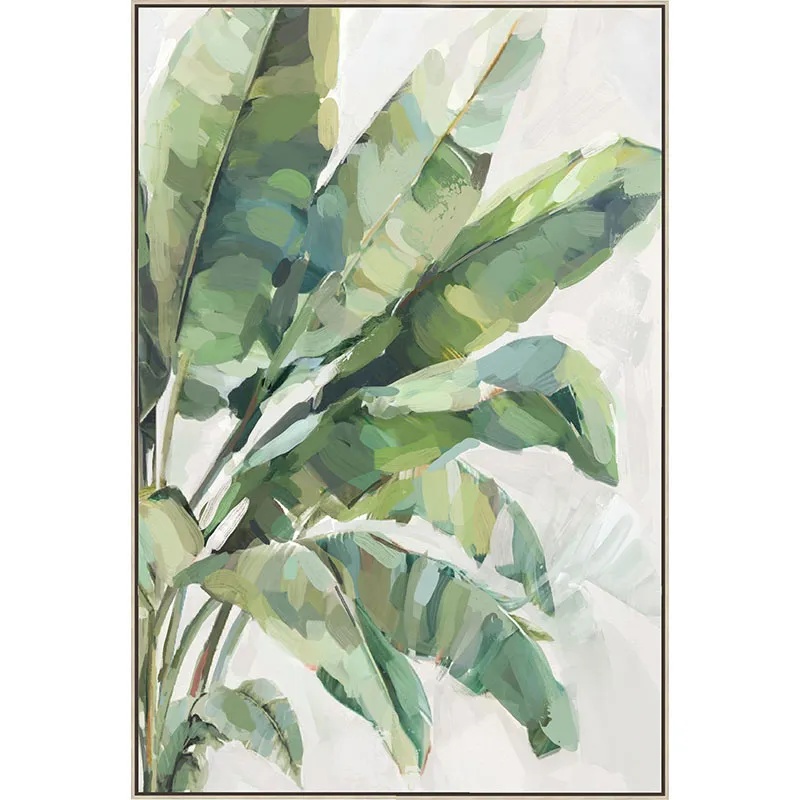 ΠΙΝΑΚΑΣ ΚΑΜΒΑΣ ΠΡΑΣΙΝΟ ΜΠΑΝΑΝΙΑ ΣΕ ΚΟΡΝΙΖΑ - 82.5x122.5x3.5cm 6/ΚΙΒ