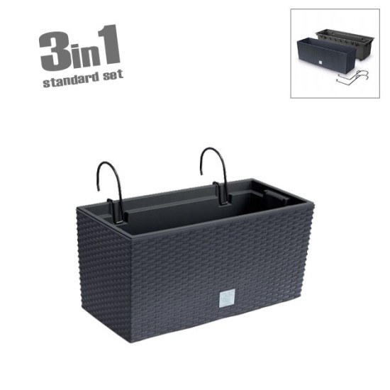 ΖΑΡΝΤΙΝΙΕΡΑ ΚΡΕΜΑΣΤΗ (3 ΣΕ 1) ΑΝΘΡΑΚΙ RATO CASE 39.5x18.5x19.5cm 5/15ΚΙΒ ΖΑΡΝΤΙΝΙΕΡΑ ΚΡΕΜΑΣΤΗ (3 ΣΕ 1) ΑΝΘΡΑΚΙ RATO CASE 39.5x18.5x19.5cm 5/15ΚΙΒ