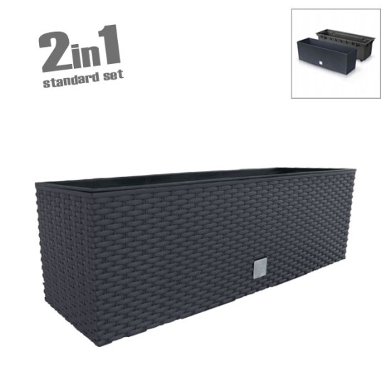 ΖΑΡΝΤΙΝΙΕΡΑ (2 ΣΕ 1) ΑΝΘΡΑΚΙ RATO CASE 58x18x19.5cm 5/10ΚΙΒ ΖΑΡΝΤΙΝΙΕΡΑ (2 ΣΕ 1) ΑΝΘΡΑΚΙ RATO CASE 58x18x19.5cm 5/10ΚΙΒ