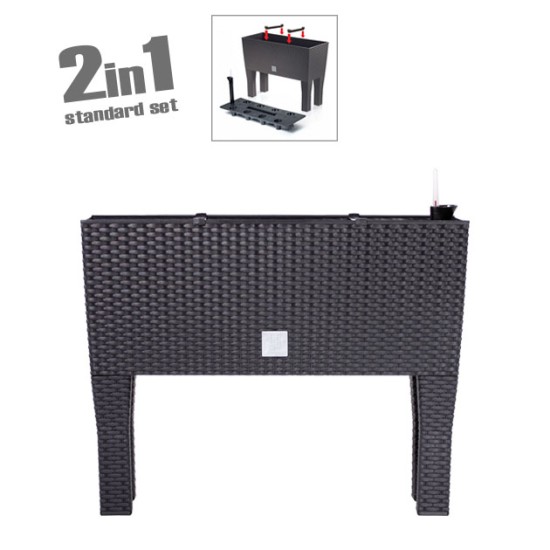 ΖΑΡΝΤΙΝΙΕΡΑ ΜΕ ΠΟΔΙΑ (2 ΣΕ 1) ΑΝΘΡΑΚΙ RATO CASE 60x25x46cm 1/3KIB ΖΑΡΝΤΙΝΙΕΡΑ ΜΕ ΠΟΔΙΑ (2 ΣΕ 1) ΑΝΘΡΑΚΙ RATO CASE 60x25x46cm 1/3KIB