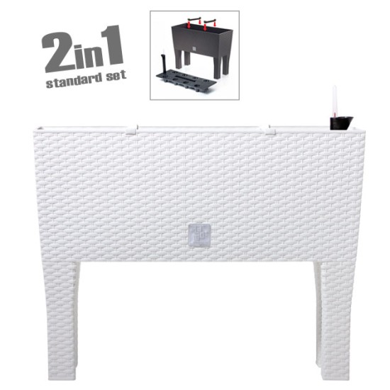 ΖΑΡΝΤΙΝΙΕΡΑ ΜΕ ΠΟΔΙΑ (2 ΣΕ 1) ΛΕΥΚΟ RATO CASE 80x33x62cm 1/3ΚΙΒ ΖΑΡΝΤΙΝΙΕΡΑ ΜΕ ΠΟΔΙΑ (2 ΣΕ 1) ΛΕΥΚΟ RATO CASE 80x33x62cm 1/3ΚΙΒ