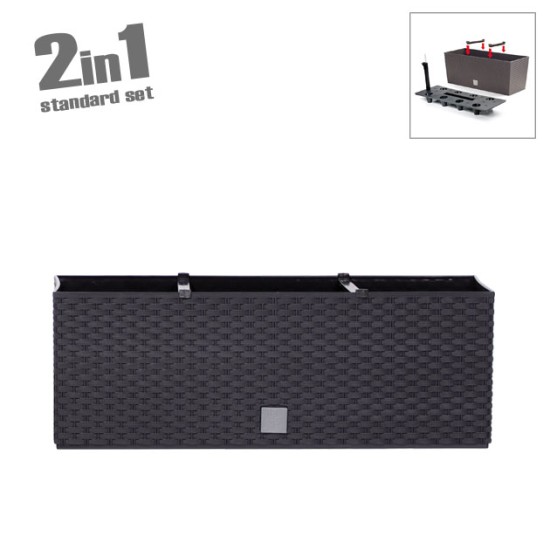 ΖΑΡΝΤΙΝΙΕΡΑ (2 ΣΕ 1) ΑΝΘΡΑΚΙ RATO CASE 60x25x24cm 1/3ΚΙΒ ΖΑΡΝΤΙΝΙΕΡΑ (2 ΣΕ 1) ΑΝΘΡΑΚΙ RATO CASE 60x25x24cm 1/3ΚΙΒ