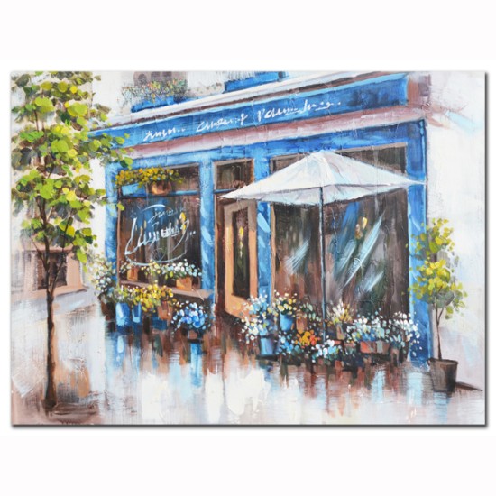 ΠΙΝΑΚΑΣ ΚΑΜΒΑΣ ΤΟ ΜΠΛΕ ΚΑΦΕ 60x80cm. 8/ΚΙΒ ΠΙΝΑΚΑΣ ΚΑΜΒΑΣ ΤΟ ΜΠΛΕ ΚΑΦΕ 60x80cm. 8/ΚΙΒ