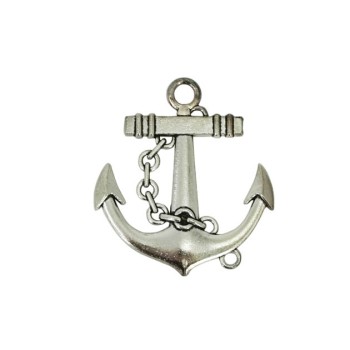 ΜΕΤΑΛΛΙΚΟ ΚΡΕΜΑΣΤΟ ΔΙΑΚΟΣΜΗΤΙΚΟ ΑΓΚΥΡΑ ΑΣΗΜΙ 5x5.5cm