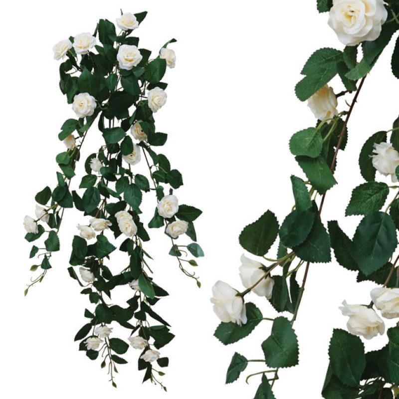 ΡΙΖΑ ΚΡΕΜΑΣΤΗ ΤΡΙΑΝΤΑΦΥΛΛΙΑ ΕΚΡΟΥ Y90cm  15/150KIB