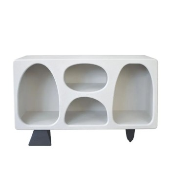 ΕΠΙΠΛΟ ΜΠΟΥΦΕΣ ΛΕΥΚΟ ΚΥΚΛΑΔΙΤΙΚΟ ΣΤΥΛ - 120x34.9x74.9cm 1/KIB