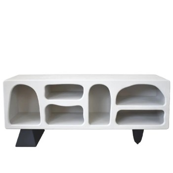 ΕΠΙΠΛΟ ΜΠΟΥΦΕΣ ΛΕΥΚΟ ΚΥΚΛΑΔΙΤΙΚΟ ΣΤΥΛ - 149.9x40x62cm 1/KIB