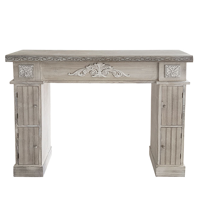 ΞΥΛΙΝΗ ΔΙΑΚΟΣΜΗΤΙΚΗ ΠΡΟΣΟΨΗ ΤΖΑΚΙΟΥ ΠΑΛΑΙΩΜΕΝΟ ΗΜΙΣΥΡΝΑΜΟΛΟΓΟΥΜΕΝΟ- 120x23.5x101cm 1/ΚΙΒ