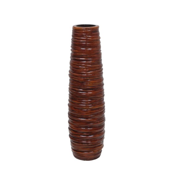 ΒΑΖΟ ΕΠΙΔΑΠΕΔΙΟ ΚΑΦΕ ΣΤΡΙΦΟΓΥΡΙΣΤΟ - Φ15x58cm ΒΑΖΟ ΕΠΙΔΑΠΕΔΙΟ ΚΑΦΕ ΣΤΡΙΦΟΓΥΡΙΣΤΟ - Φ15x58cm