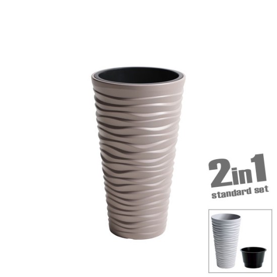 ΜΟΚΚΑ SAND SLIM ΚΩΝΟΣ 2in1 ΓΛΑΣΤΡΑ Φ29.6x52cm 1/3ΚΙΒ ΜΟΚΚΑ SAND SLIM ΚΩΝΟΣ 2in1 ΓΛΑΣΤΡΑ Φ29.6x52cm 1/3ΚΙΒ