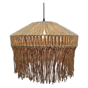 ΚΑΠΕΛΟ ΦΩΤΙΣΤΙΚΟΥ ΚΡΕΜΑΣΤΟ ΚΑΦΕ ΜΕ ΣΧΟΙΝΙ ΚΑΙ ΚΡΟΣΙΑ - Φ50.5x37cm 20ΚΙΒ