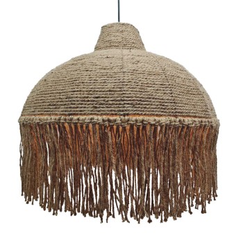 ΚΑΠΕΛΟ ΦΩΤΙΣΤΙΚΟΥ ΟΡΟΦΗΣ ΚΡΕΜΑΣΤΟ ΚΑΦΕ ΜΕ ΣΧΟΙΝΙ ΚΑΙ ΚΡΟΣΙΑ - 60x51.5cm 20ΚΙΒ