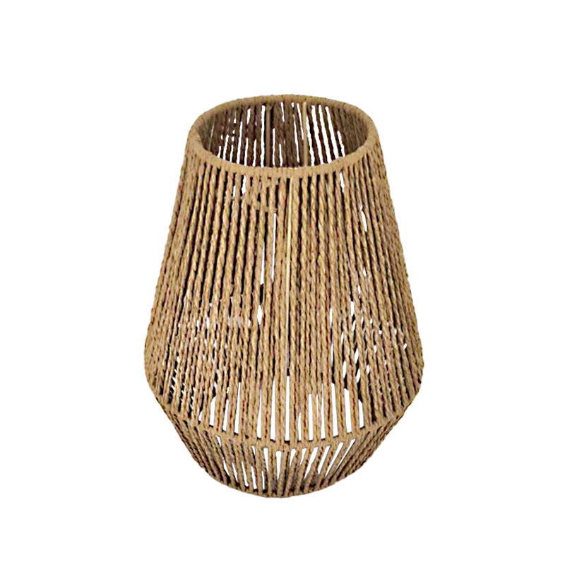 ΚΑΠΕΛΟ ΦΩΤΙΣΤΙΚΟΥ ΟΡΟΦΗΣ ΚΡΕΜΑΣΤΟ ΚΑΦΕ ΚΩΝΙΚΟ ΜΕ ΣΧΟΙΝΙ - Φ19x30cm
 23ΚΙΒ