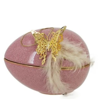 ΣΑΠΙΟ ΜΗΛΟ ΑΥΓΟ ΠΟΥΠΟΥΛΟ/ΠΕΤΑΛΟ ΚΕΡΑΜΙΚΟ ΞΑΠΛΩΤΟ ΜΕΓΑΛΟ ΚΑΠΑΚΙ 13x17,5cm 1/12KIB