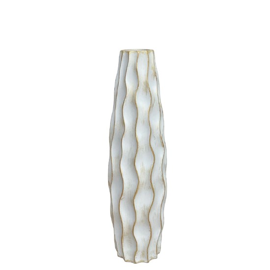 ΒΑΖΟ ΕΠΙΔΑΠΕΔΙΟ ΛΕΥΚΟ/ΧΡΥΣΟ ΣΓΟΥΡΟ - Φ17x57cm 6/KIB ΒΑΖΟ ΕΠΙΔΑΠΕΔΙΟ ΛΕΥΚΟ/ΧΡΥΣΟ ΣΓΟΥΡΟ - Φ17x57cm 6/KIB