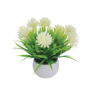 ΤΕΧΝΗΤΟ ΛΟΥΛΟΥΔΙ ΛΕΥΚΟ ΣΕ ΓΛΑΣΤΡΑΚΙ - 8x21cm 1/120KIB