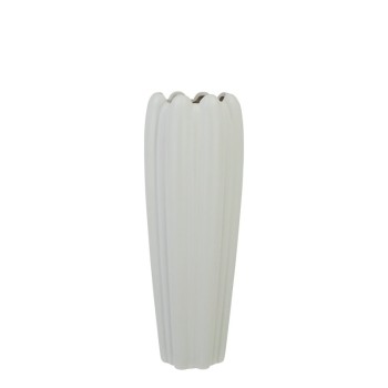 ΕΠΙΔΑΠΕΔΙΟ ΒΑΖΟ ΛΕΥΚΟ ΚΕΡΑΜΙΚΟ ΤΟΥΛΙΠΑ Φ14x40cm - 12/KIB