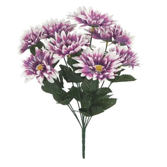 ΜΠΟΥΚΕΤΟ ΜΩΒ/ΛΕΥΚΟ ΖΕΡΜΠΕΡΑ - Y50cm 12/144KIB