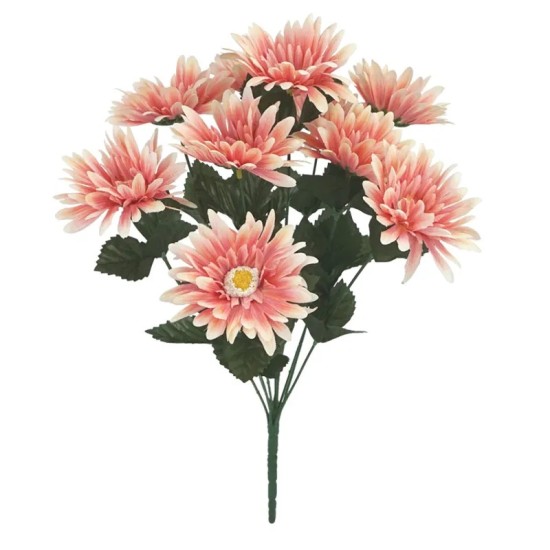 ΜΠΟΥΚΕΤΟ ΡΟΖ/ΛΕΥΚΟ ΖΕΡΜΠΕΡΑ - Y50cm 12/144KIB