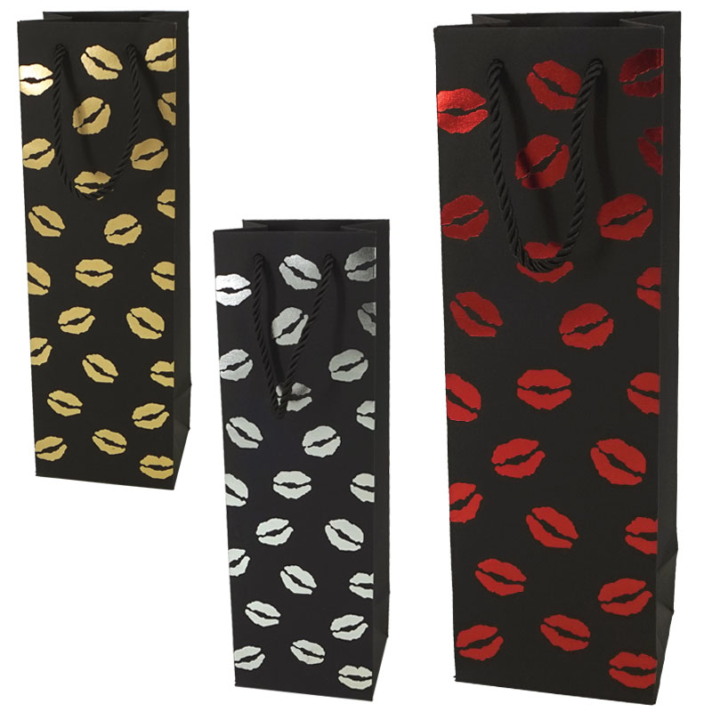 ΟΙΚΟΛΟΓΙΚΗ ΣΑΚΟΥΛΑ ΜΠΟΥΚΑΛΟΘΗΚΗ ΧΑΡΤΙΝΗ ΜΑΥΡΗ (3 ΜΕΤΑΛ. ΧΡΩΜΑΤΑ) MONH - 9.5x38x9cm 12/600ΚΙΒ