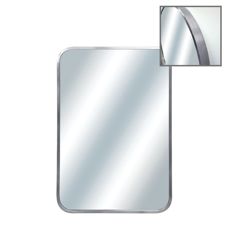 ΚΑΘΡΕΦΤΗΣ ΟΡΘΟΓΩΝΙΟΣ ΕΠΙΤΟΙΧΙΟΣ ΑΣΗΜΙ ΠΛΑΙΣΙΟ ΑΛΟΥΜΙΝΙΟΥ - 40x60x4cm 1/8ΚΙΒ