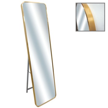 ΚΑΘΡΕΦΤΗΣ ΟΡΘΟΓΩΝΙΟΣ ΕΠΙΔΑΠΕΔΙΟΣ ΧΡΥΣΟ ΠΛΑΙΣΙΟ ΑΛΟΥΜΙΝΙΟΥ - 40x150x4cm 1/3ΚΙΒ