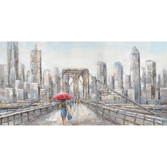 ΠΙΝΑΚΑΣ ΚΑΜΒΑΣ ΒΟΛΤΑ ΣΤΗ ΓΕΦΥΡΑ - 140x70cm 6/ΚΙΒ ΠΙΝΑΚΑΣ ΚΑΜΒΑΣ ΒΟΛΤΑ ΣΤΗ ΓΕΦΥΡΑ - 140x70cm 6/ΚΙΒ