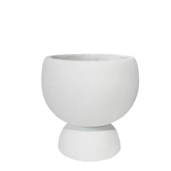 FIBERCLAY ΛΕΥΚΟ ΚΑΣΠΩ ΜΠΩΛ ΜΕ ΒΑΣΗ - Φ30x35cm 1/ΚΙΒ