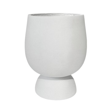 FIBERCLAY ΛΕΥΚΟ ΚΑΣΠΩ ΜΠΩΛ ΜΕ ΒΑΣΗ - Φ35x45cm 1/ΚΙΒ