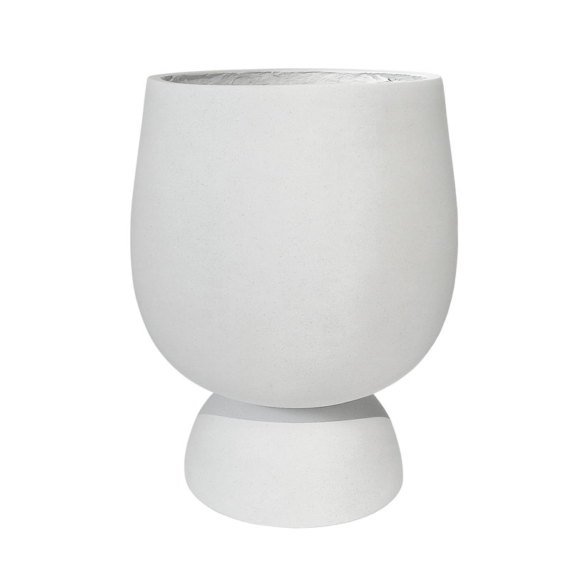 FIBERCLAY ΛΕΥΚΟ ΚΑΣΠΩ ΜΠΩΛ ΜΕ ΒΑΣΗ - Φ35x45cm 1/ΚΙΒ