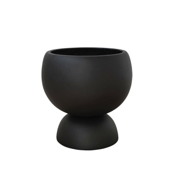 FIBERCLAY ΚΑΣΠΩ ΜΠΩΛ ΜΕ ΒΑΣΗ ΜΑΥΡΟ ΜΑΤ - Φ35x35cm 1/ΚΙΒ