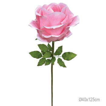 ΚΛΑΔΙ ΤΡΙΑΝΤΑΦΥΛΛΟ  ΕΝΤΟΝΟ ΡΟΖ ΓΙΓΑΣ - Φ40x125cm 6/ΚΙΒ