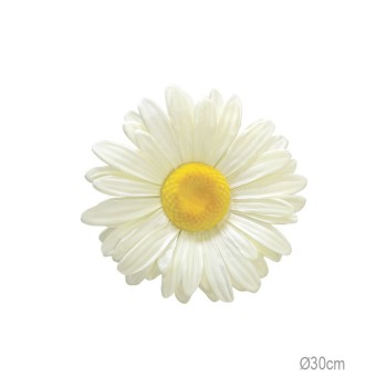 ΚΡΕΜΑΣΤΟ ΑΝΘΟΣ ΜΑΡΓΑΡΙΤΑ ΚΙΤΡΙΝΟ ΓΙΓΑΣ - Φ30x9cm 24/ΚΙΒ