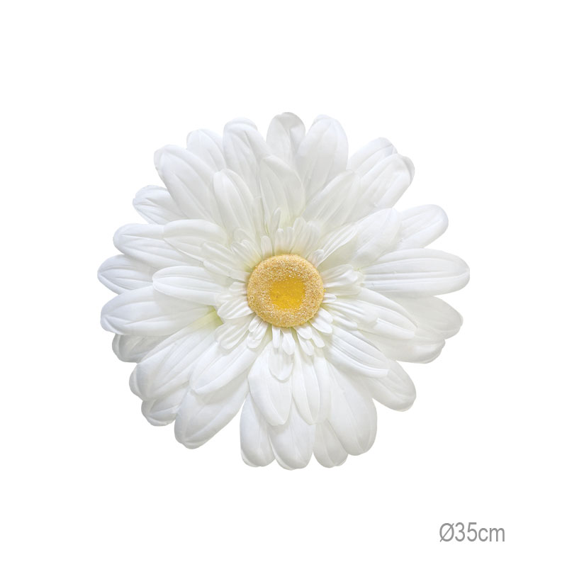 ΚΡΕΜΑΣΤΟ ΑΝΘΟΣ ΜΑΡΓΑΡΙΤΑ ΛΕΥΚΟ ΓΙΓΑΣ - Φ35x10cm 24/ΚΙΒ