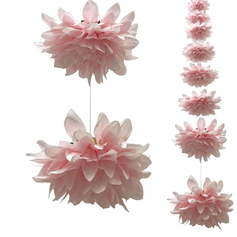 ΓΙΡΛΑΝΤΑ ΝΤΑΛΙΑ ΡΟΖ ΓΙΓΑΣ 10 ΑΝΘΗ - Φ18x180cm 6/ΚΙΒ