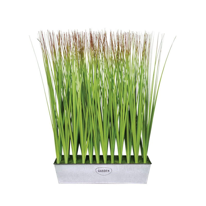 ΦΥΤΑ ΓΚΡΑΣΣ ΣΕ ΜΕΤΑΛΛΙΚΗ ΖΑΡΝΤΙΝΙΕΡΑ - 46x12.5x Υ71cm 2/8KIB