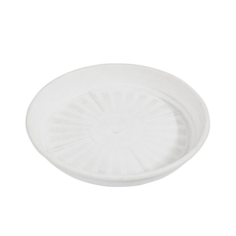 ΠΙΑΤΟ ΓΛΑΣΤΡΑΣ Φ31cm ΛΕΥΚΟ ΠΛΑΣΤΙΚΟ PODSTAWKI TERAKOTA