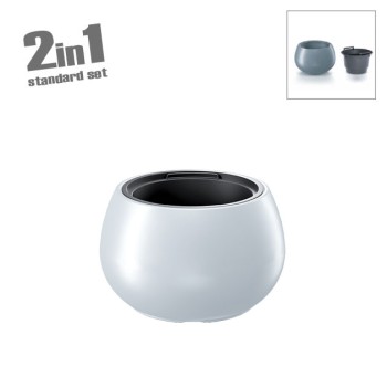 ΚΑΣΠΩ (2 ΣΕ 1) ΛΕΥΚΟ HEOS ΜΠΩΛ Φ37x23cm 1/4ΚΙΒ