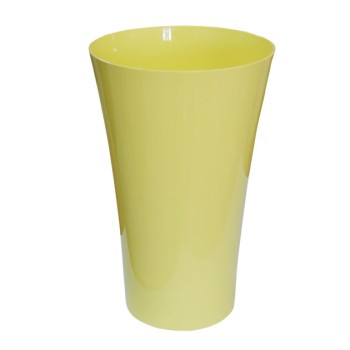 ΑΝΘΟΔOΧΕΙΟ ΚΙΤΡΙΝΟ ΠΛΑΣΤΙΚΟ FLAΚON ORCHIDEA - Φ16x25cm