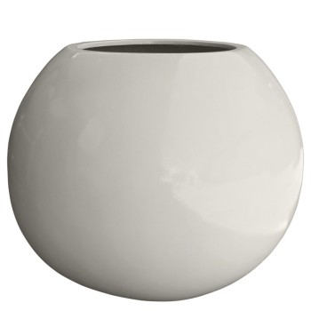 ΚΑΣΠΩ FIBERGLASS ΣΦΑΙΡΑ ΓΥΑΛΙΣΤΕΡΟ ΛΕΥΚΟ - Φ90x74cm