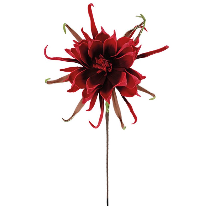 FOAM  ΜΑΝΩΛΙΑ ΚΟΚΚΙΝΟ ΜΕΤΑΛΛΙΚΟ ΧΡΩΜΑ Υ89cm. 12/120KIB