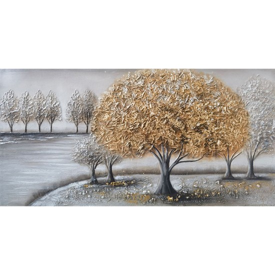 ΠΙΝΑΚΑΣ ΚΑΜΒΑΣ ΧΡΥΣΟ ΔΕΝΤΡΟ ΣΤΟ ΠΟΤΑΜΙ - 120x60cm 6/ΚΙΒ ΠΙΝΑΚΑΣ ΚΑΜΒΑΣ ΧΡΥΣΟ ΔΕΝΤΡΟ ΣΤΟ ΠΟΤΑΜΙ - 120x60cm 6/ΚΙΒ
