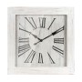 ΩΡΟΛΟΪ ΤΟΙΧΟΥ ΛΕΥΚΟ ΠΑΛΑΙΩΣΗΣ ΤΕΤΡΑΓΩΝΟ ΜΕ ΓΥΑΛΙ & ΛΑΤΙΚΟΥΣ ΑΡΙΘΜΟΥΣ - 60x60x6cm 2/ΚΙΒ