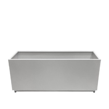 ΖΑΡΝΤΙΝΙΕΡΑ ΜΕΤΑΛΛΙΚΗ ΜΕΣΑΙΑ ΛΕΥΚΟ ΠΑΓΟΥ ΟΡΘΟΓΩΝΙΟ - 100x30x45cm